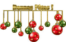 Messagi Francese Bonnes Fêtes (Noël) Série 08 