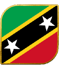 Banderas América Saint Kitts y Nevis Plaza 