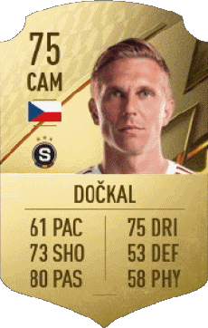 Multimedia Vídeo Juegos F I F A - Jugadores  cartas Republica checa Borek Dockal 