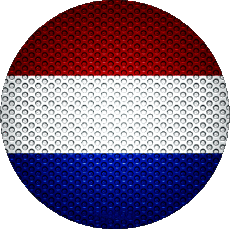 Flags Europe Netherlands Round 