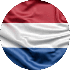 Flags Europe Netherlands Round 