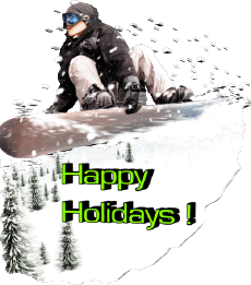 Messages Anglais Happy Holidays Winter Serie 07 