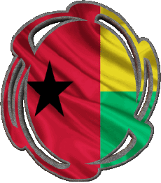 Drapeaux Afrique Guinée Bissau Forme 01 