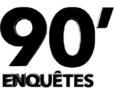 Logo-Multi Média Emission  TV Show T.F.1  Reportage Magazine 90 Minutes Enquêtes Logo