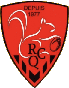 Sports Rugby Club France Logo Dept 47 RC Queyrannais 