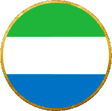 Flags Africa Sierra Leone Round 