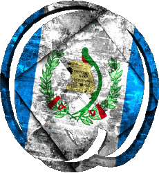 Drapeaux Amériques Guatemala Forme 02 