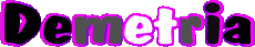 Prénoms FEMININ - Espagne D Demetria 