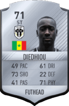 Multimedia Vídeo Juegos F I F A - Jugadores  cartas Senegal Famara Diedhiou 