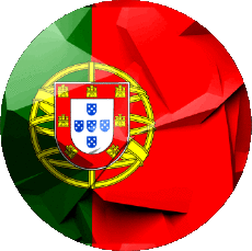 Flags Europe Portugal Round 