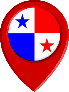 Bandiere America Panama Perno di posizione 