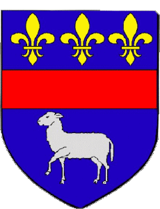 Fahnen Frankreich Abteilungen - Städte 18 DUN SUR AURON 