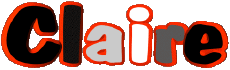 Nombre FEMENINO - Francia C Claire 