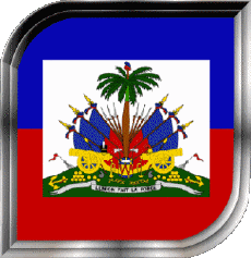 Bandiere America Haiti Quadrato 