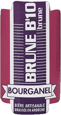Brune B&#039;10-Boissons Bières France Métropole Bourganel Brune B&#039;10