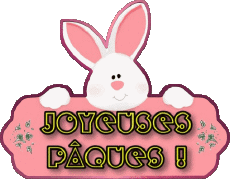 Mensajes Francés Joyeuses Pâques 02 