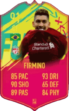 Multi Media Video Games F I F A - Card Players Brazil Roberto Firmino 