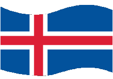 Drapeaux Europe Islande Rectangle 
