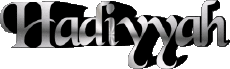 Nome FEMMINILE - Maghreb Musulmano H Hadiyyah 