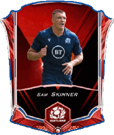 Sports Rugby - Joueurs Ecosse Sam Skinner 