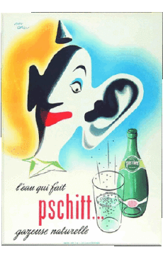 Humor -  Fun Retro Poster - Marken Perrier 