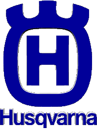 1990-Transport MOTORRÄDER Husqvarna logo 1990