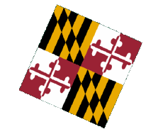 Banderas América U.S.A - Estados Maryland Esfera - Cubo 