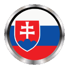 Drapeaux Europe Slovaquie Rond - Anneaux 