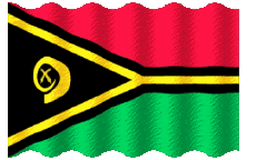 Banderas Oceanía Vanuatu Ondulación 