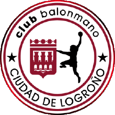 Sport Handballschläger Logo Spanien Ciudad de Logroño 