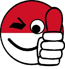 Flags Europe Monaco Smiley - OK 