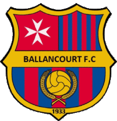 Sports FootBall Club France Logo Ile-de-France 91 - Essonne Ballancourt FC 