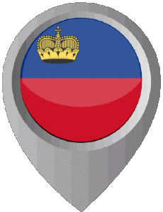 Bandiere Europa Liechtenstein Perno di posizione 