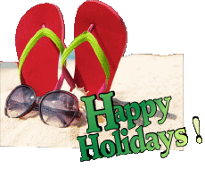 Nachrichten Englisch Happy Holidays Transparenter Hintergrund 08 