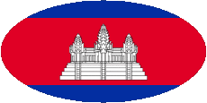 Drapeaux Asie Cambodge Divers 