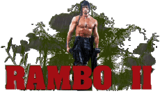 Multi Media Movies International Rambo Logo First blood part 2 