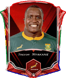 Sports Rugby - Joueurs Afrique du Sud Trevor Nyakane 