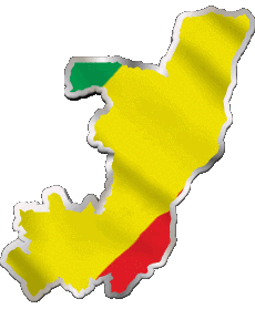 Banderas África Congo Diverso 