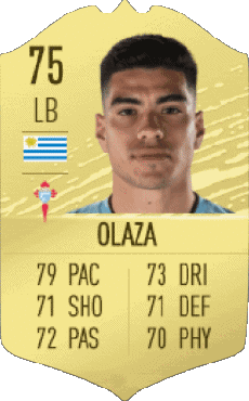 Multimedia Vídeo Juegos F I F A - Jugadores  cartas Uruguay Lucas Olaza 