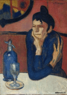 Humour - Fun Morphing - Ressemblance Artistes peintre confinement covid  art recréations Getty challenge - Pablo Picasso 