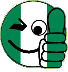 Banderas África Nigeria Smiley - OK 