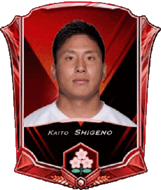 Deportes Rugby - Jugadores Japón Kaito Shigeno 