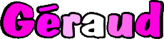 Vorname MANN - Frankreich G Géraud 