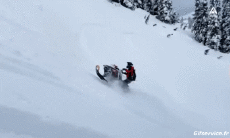 Humour - Fun Transports Motoneige Gamelles Fail 