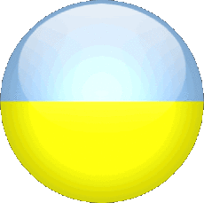 Drapeaux Europe Ukraine Rond 