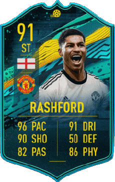 Multimedia Videogiochi F I F A - Giocatori carte Inghilterra Marcus Rashford 