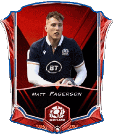 Sports Rugby - Joueurs Ecosse Matt Fagerson 
