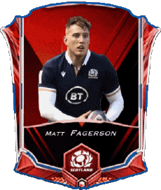 Sports Rugby - Players Scotland Team 2022 Matt Fagerson 