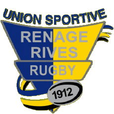 Sports Rugby Club France Logo Dept 38 US Renage Rives 