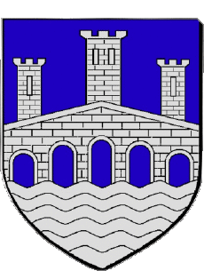 Blasón-Banderas Francia Departamentos - Ciudades 47 VILLENEUVE SUR LOT Blasón